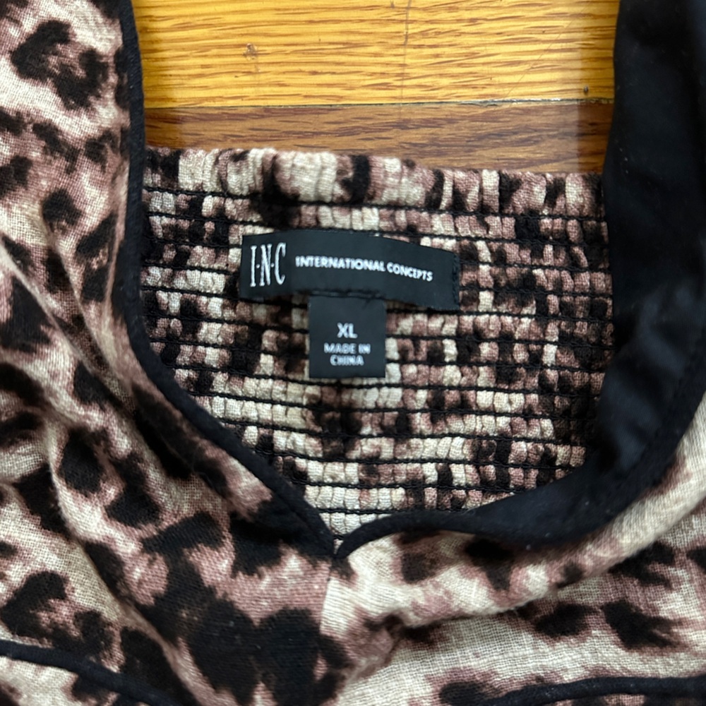 Inc International Concepts Animal Print Garment View 3